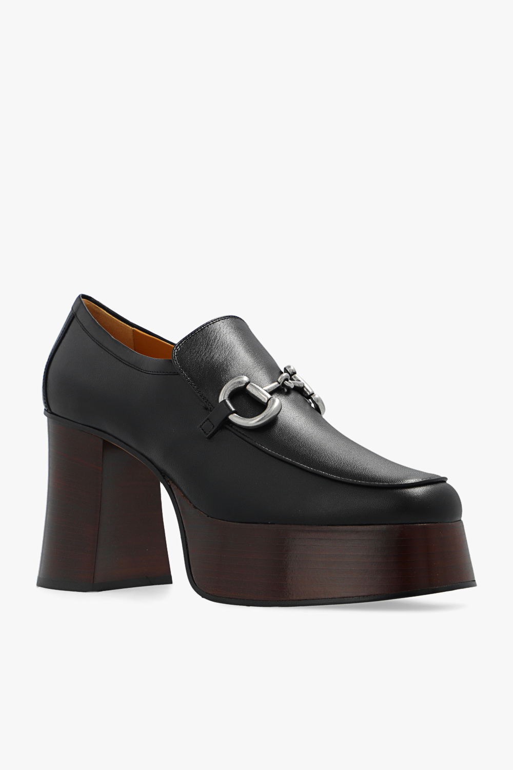 偉大な Gucci - Gucci loafers Platform Black Black Derbys Leather 衣類ハンガー